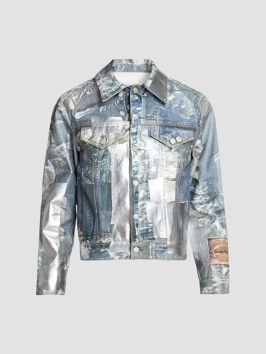 Ovice Tlo Tape Denim Jacket by Acne Studios