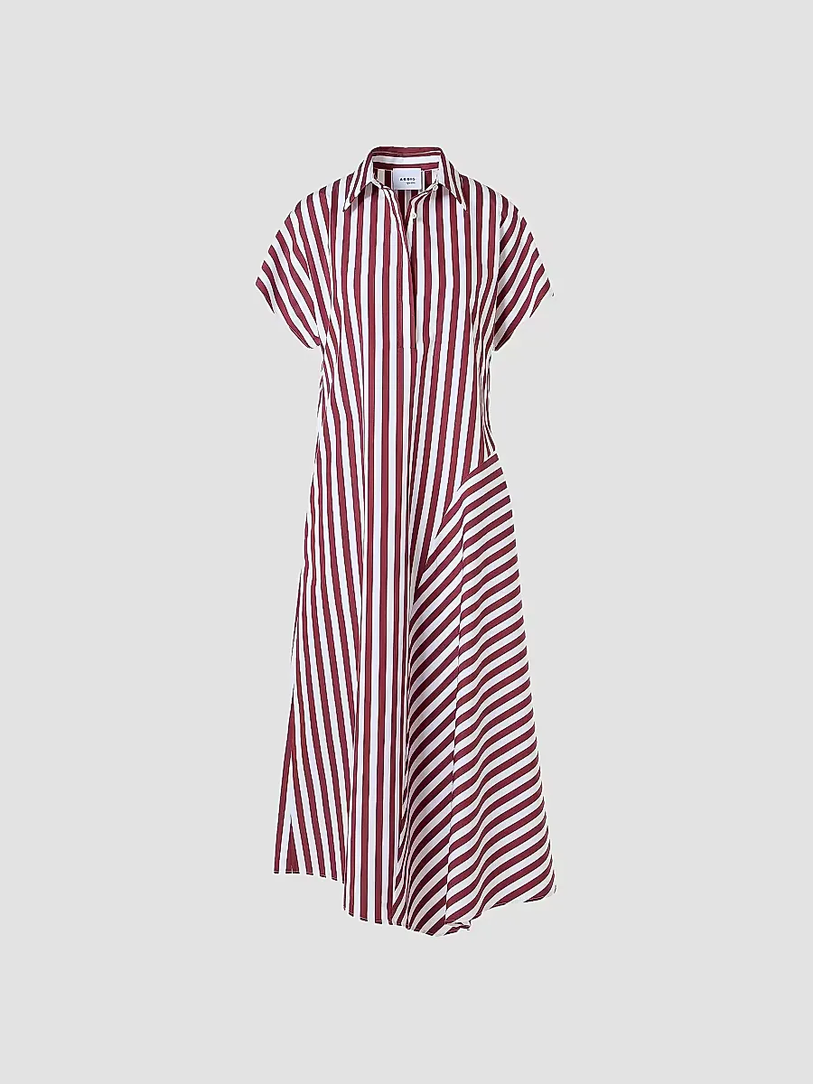 Kodak Striped Cotton Midi Shirtdress by Akris Punto