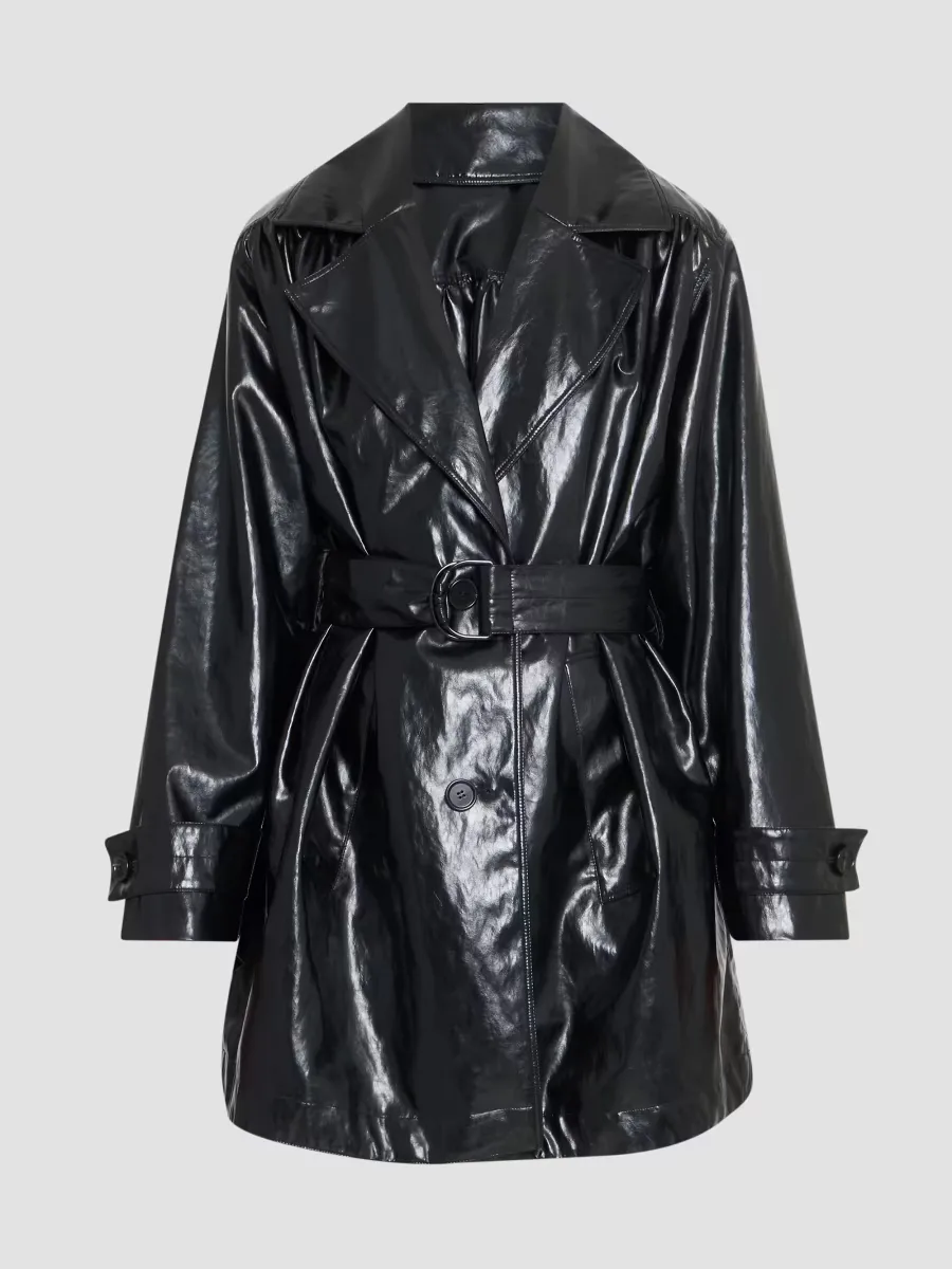 Coated Trench Mini Dress by Chloé
