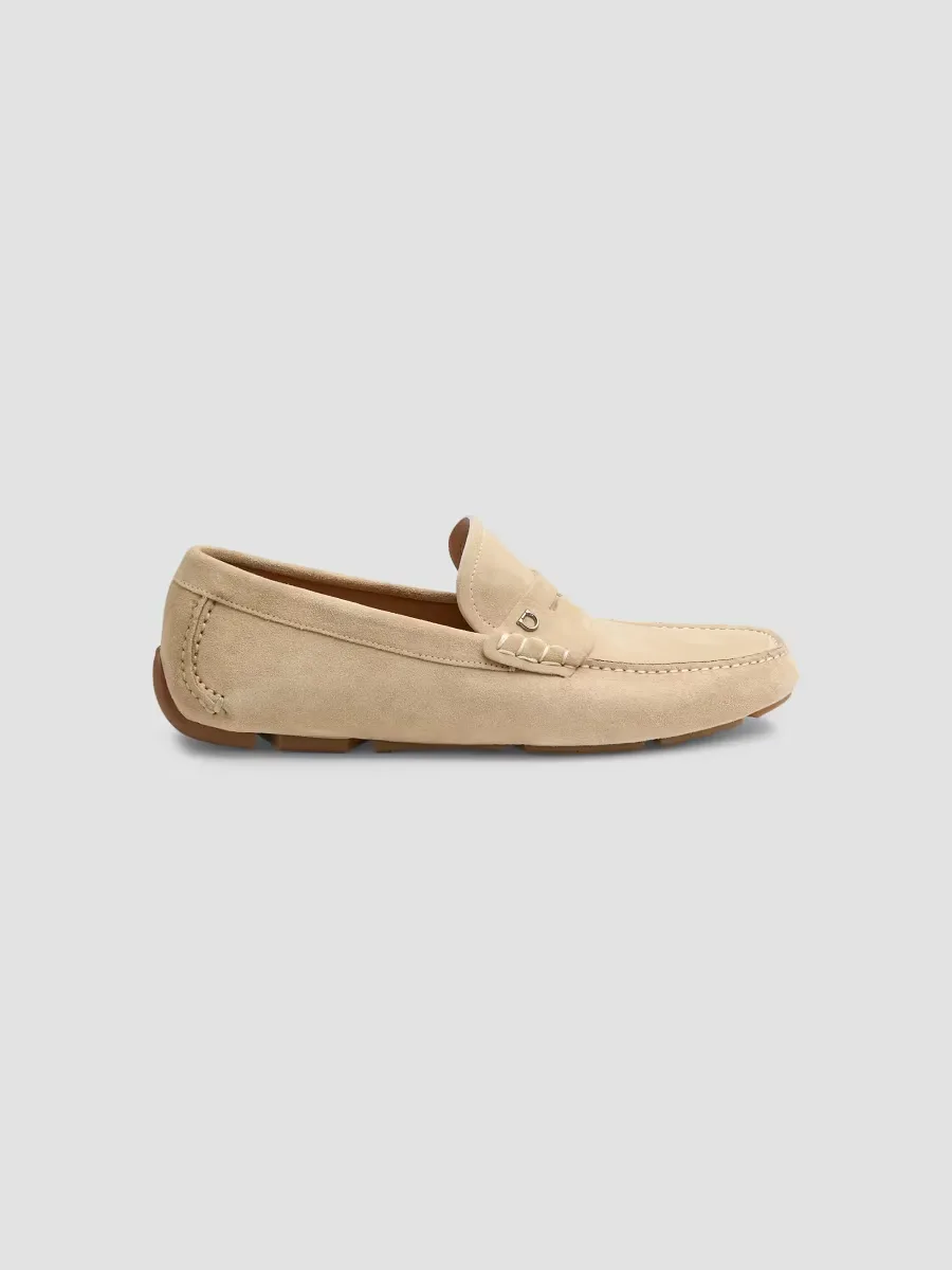 Timothy Suede Driving Loafers by Ferragamo