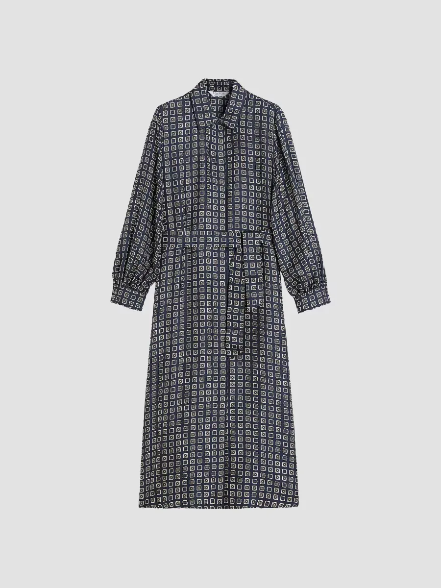 Printed Silk Shirt Dress by Max Mara