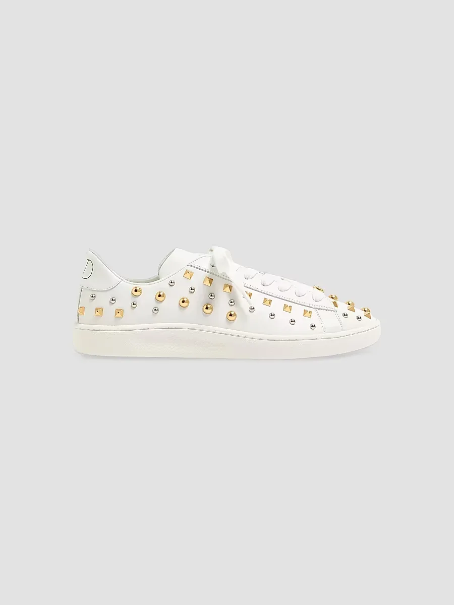 Royco Sneakers in Nappa Calfskin with Stud Detail