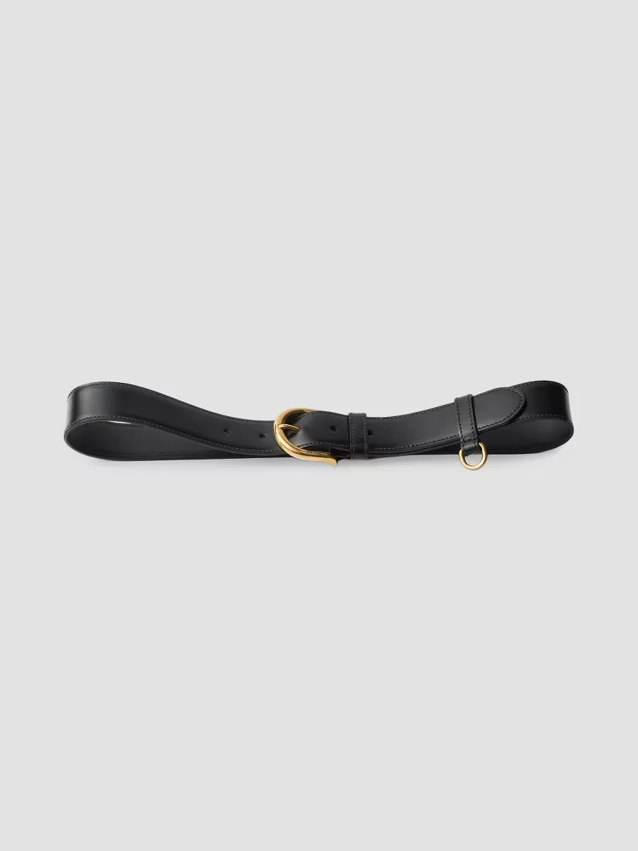 Leather Belt by Prada