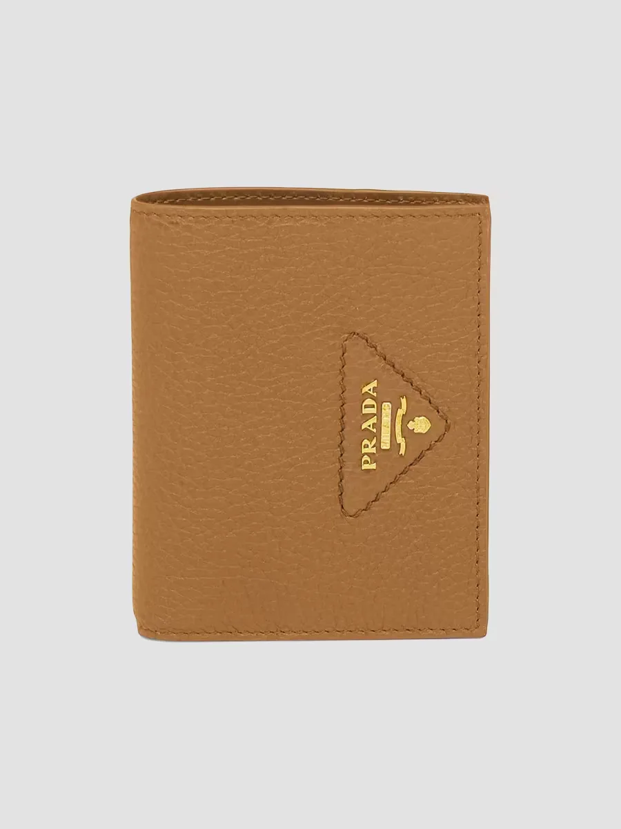 Small Leather Wallet by Prada
