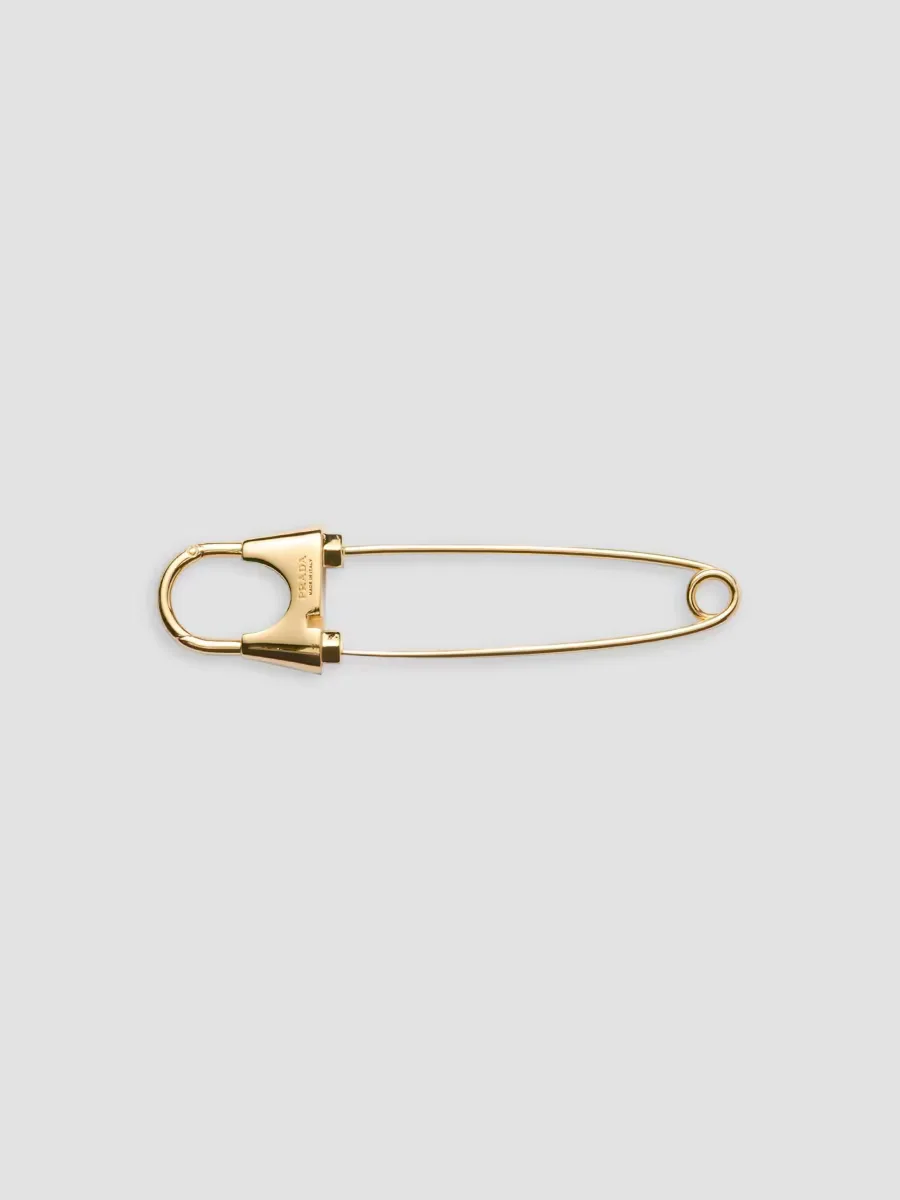 Metal Brooch by Prada