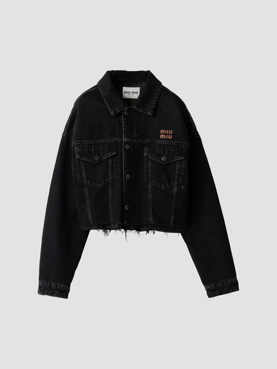 Denim Jacket by Miu Miu