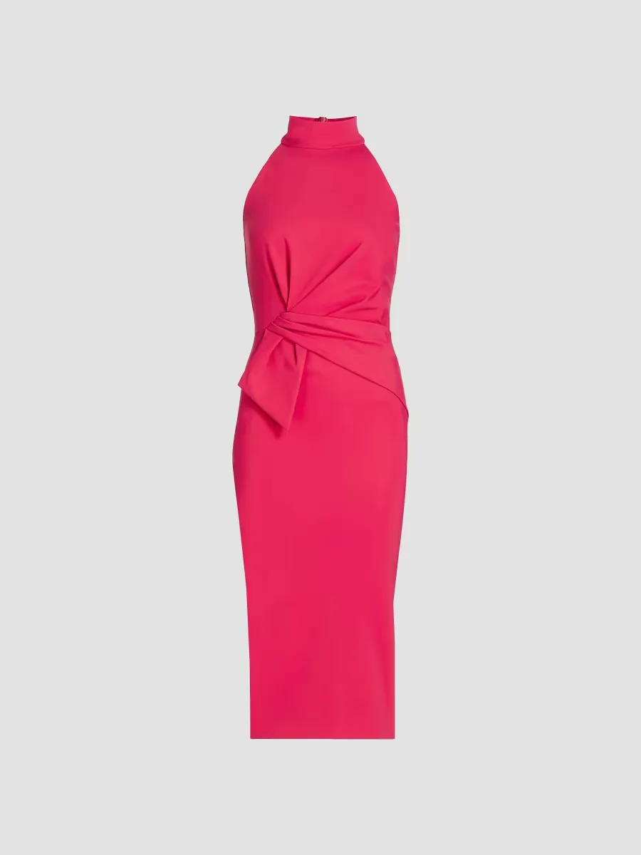Gulek Asymmetric Cocktail Midi-Dress by Chiara Boni La Petite Robe