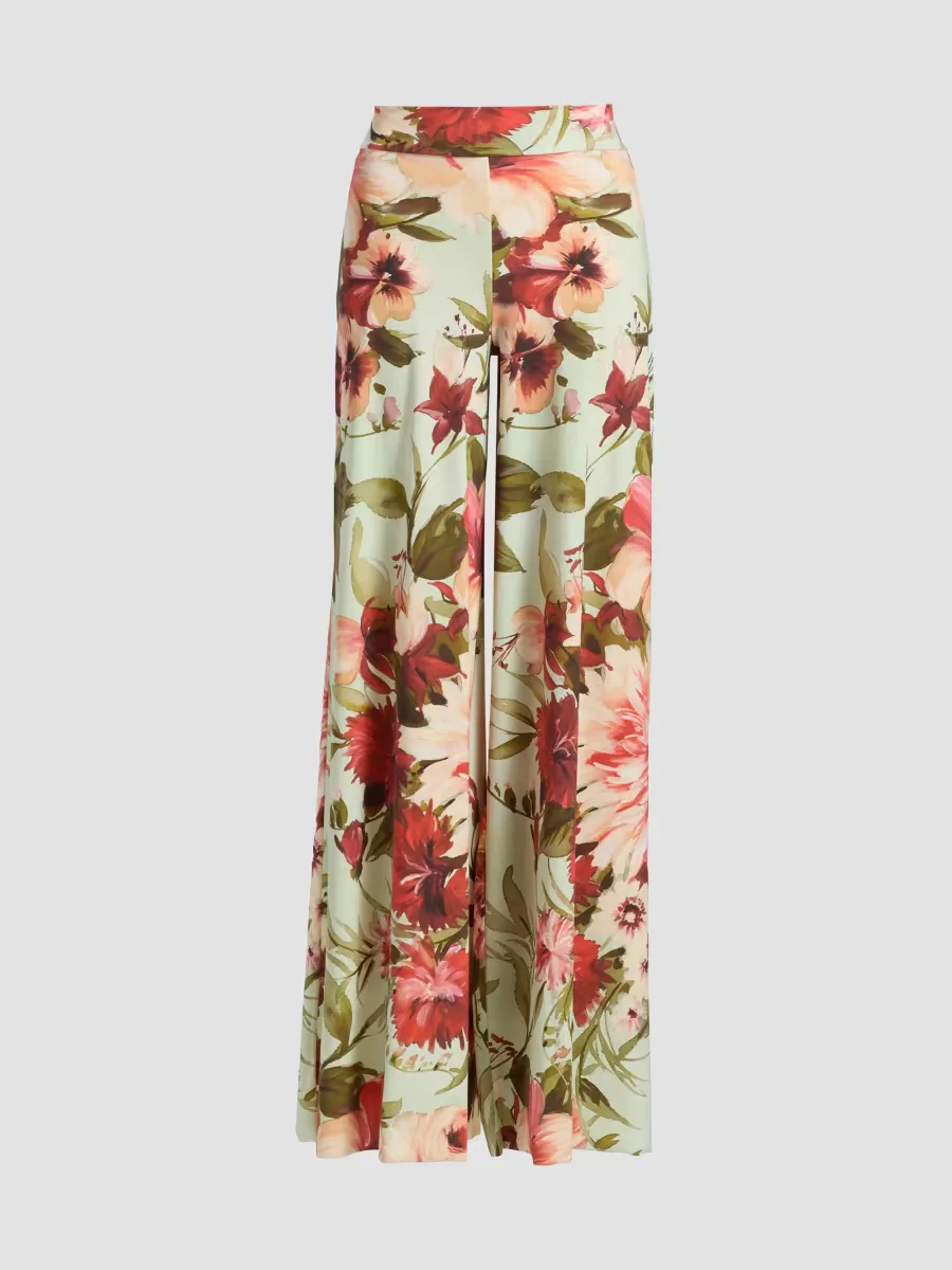 Skyla Floral Wide-Leg Pants by Chiara Boni La Petite Robe