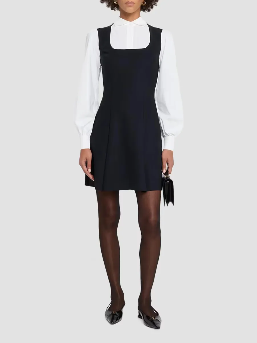 Safia Jersey Layered Mini Dress by Chiara Boni La Petite Robe
