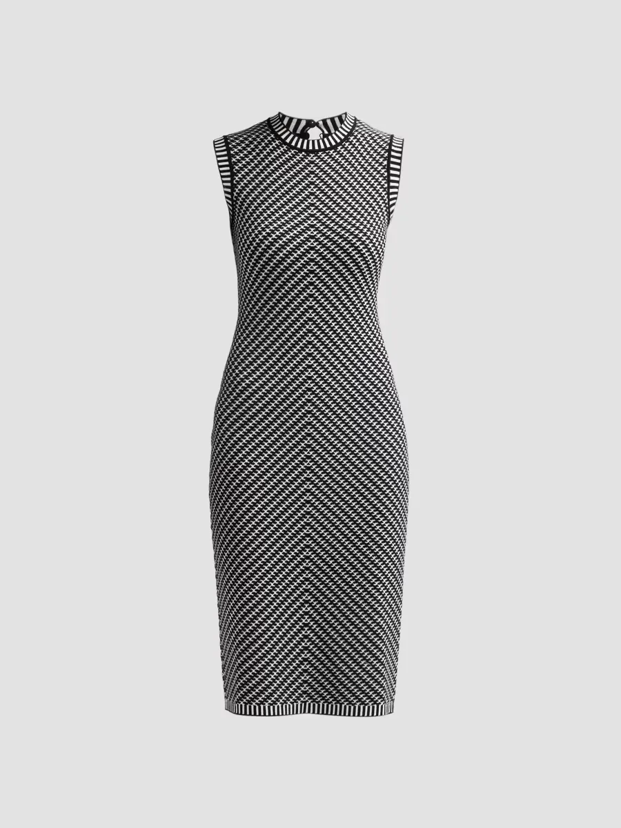 Avian Knit Knee-Length Dress by Chiara Boni La Petite Robe