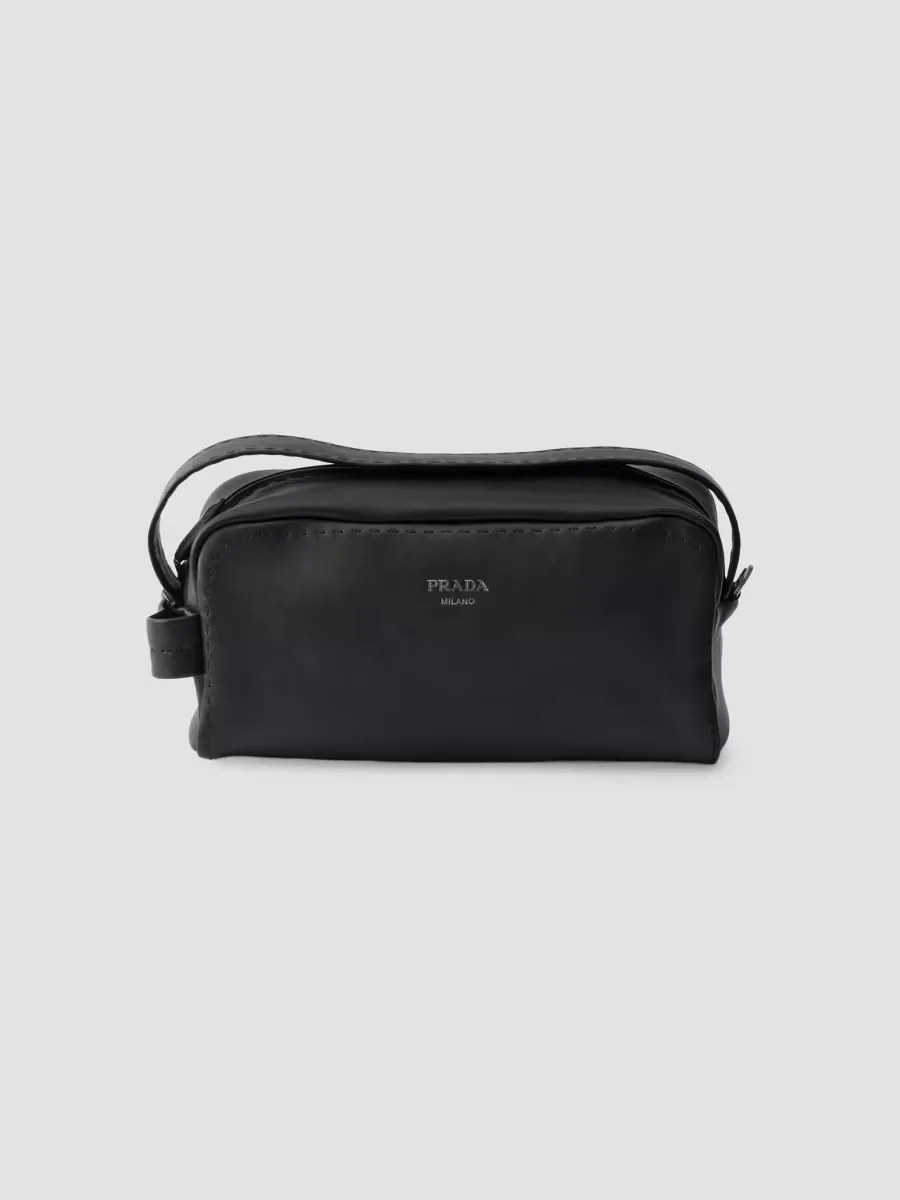 Nappa Leather Shoulder Bag by Prada