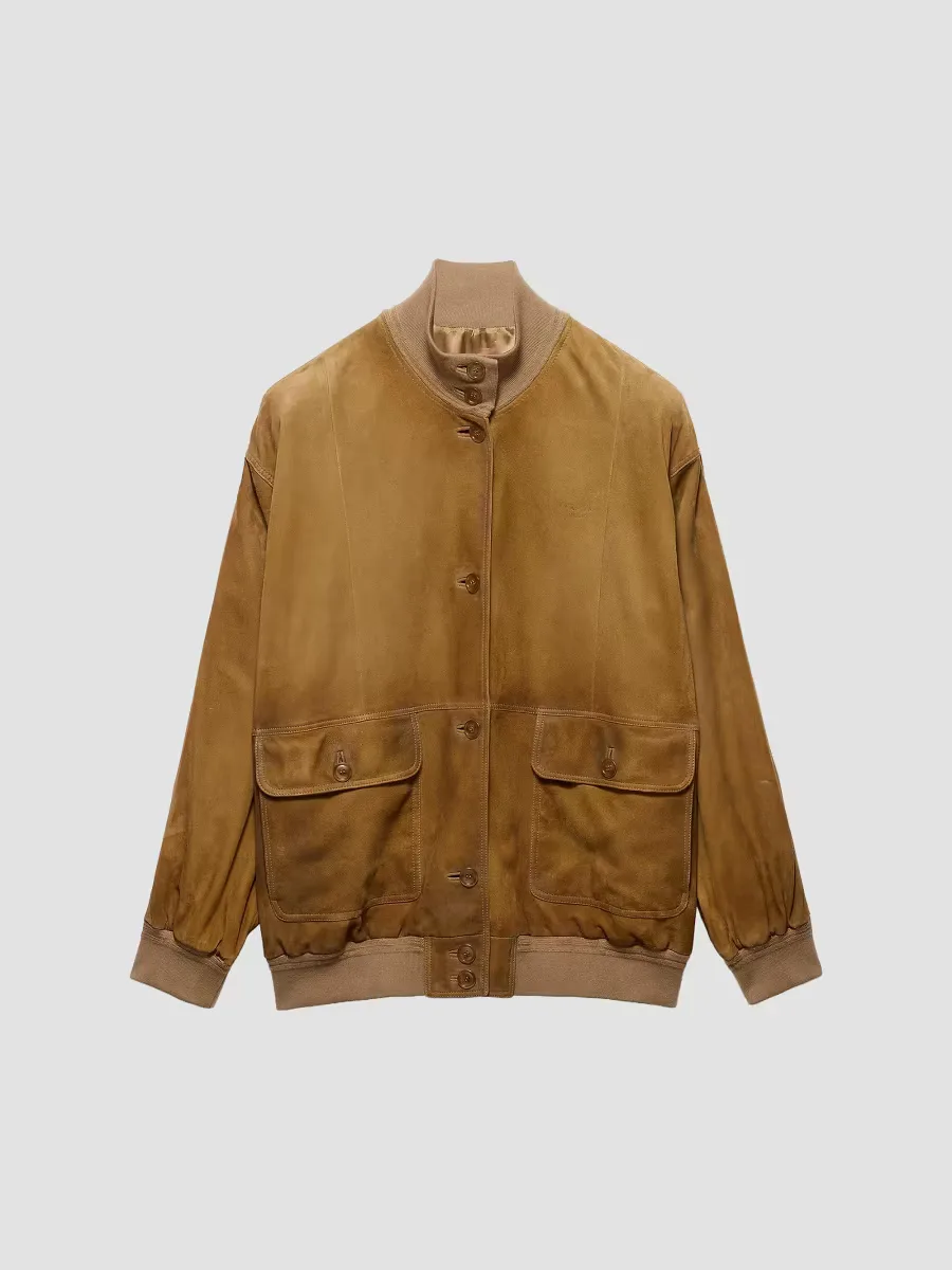 Suede Jacket by Prada