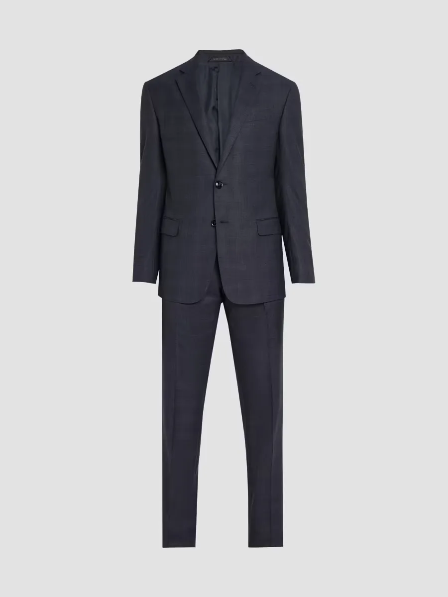 Giorgio Armani Tonal Check Wool Suit by Armani