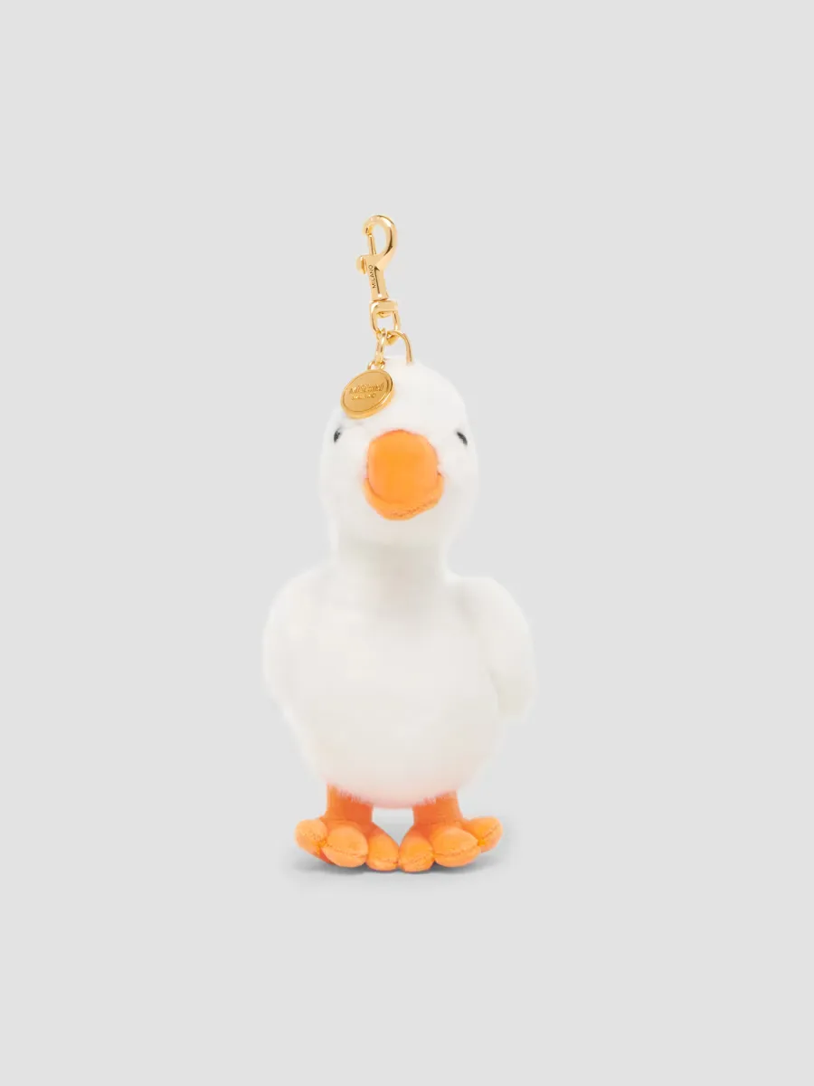 Plush Duck Keychain by Moschino