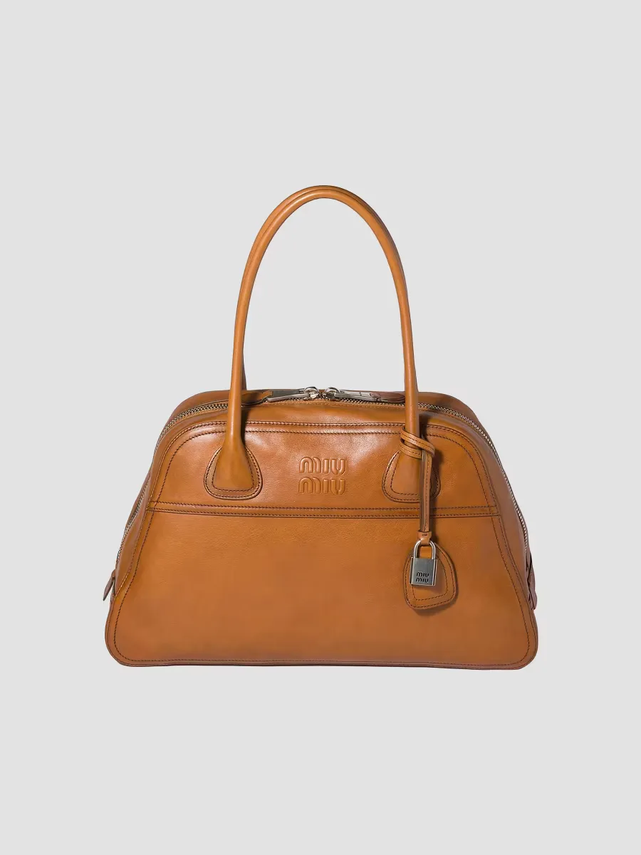 Vivant Leather Shoulder Bag by Miu Miu