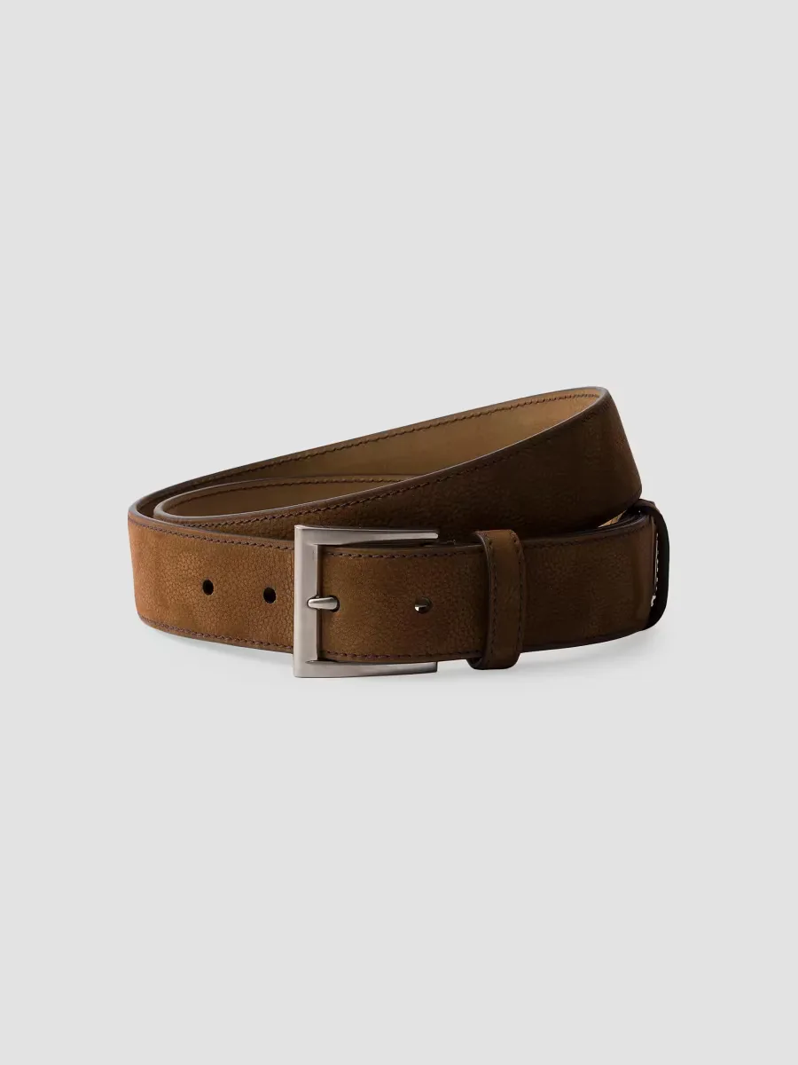 Nubuck Leather Belt