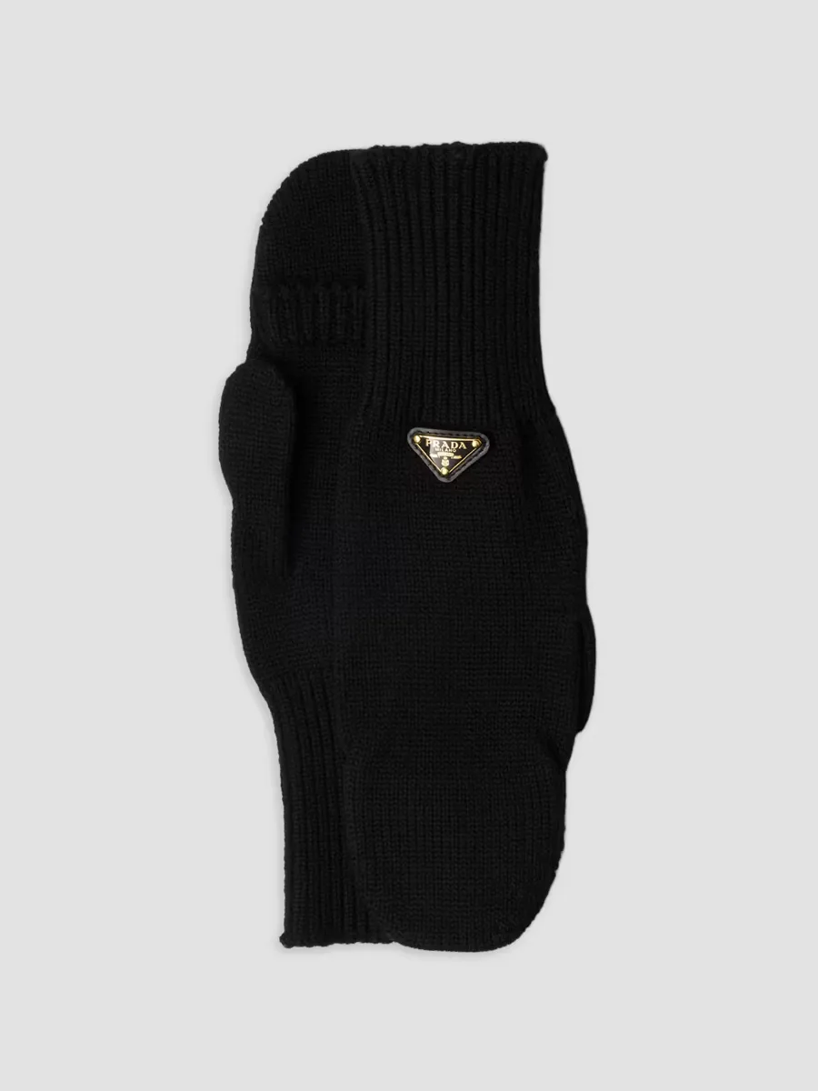 Wool Mittens by Prada
