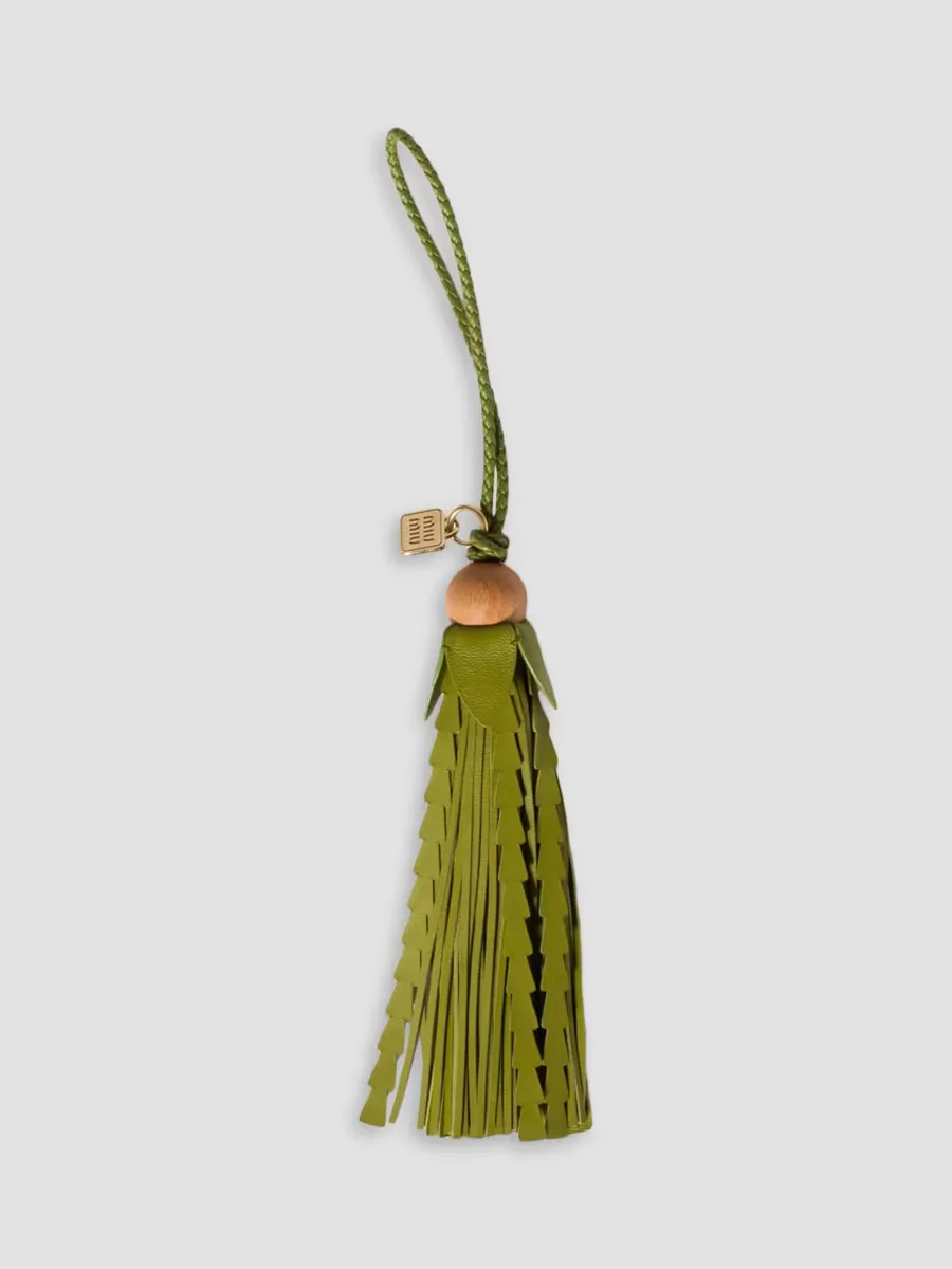 Nappa Leather Trick Bag Accessory by Miu Miu