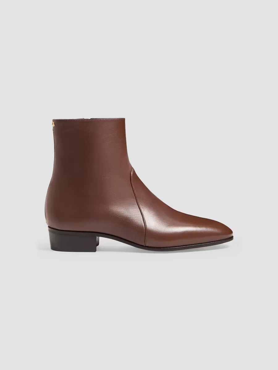 Pat Ankle Boots in Kidskin