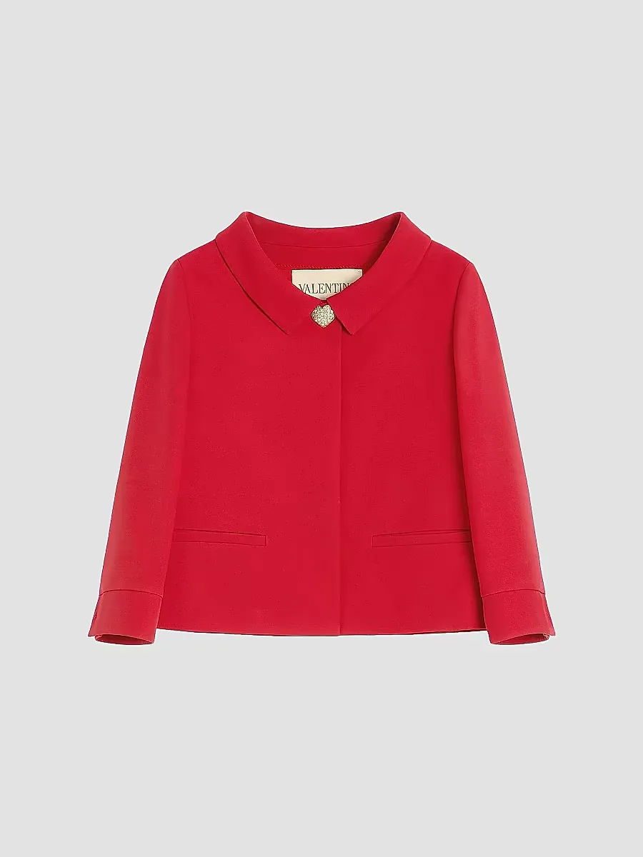 Crepe Couture Jacket by Valentino