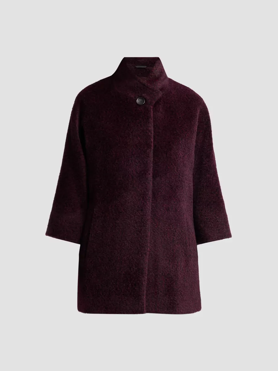 Three-Quarter-Length-Sleeve Coat by Cinzia Rocca