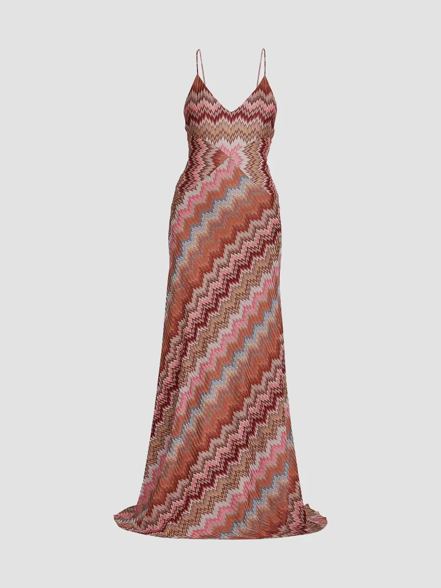 Snake Chevron Gown by Missoni