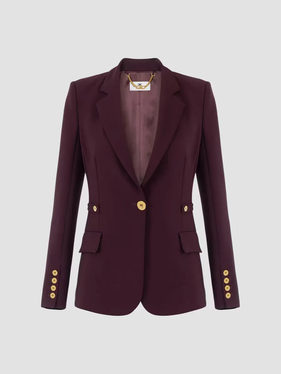 Lightweight Crepe Jacket by Elisabetta Franchi
