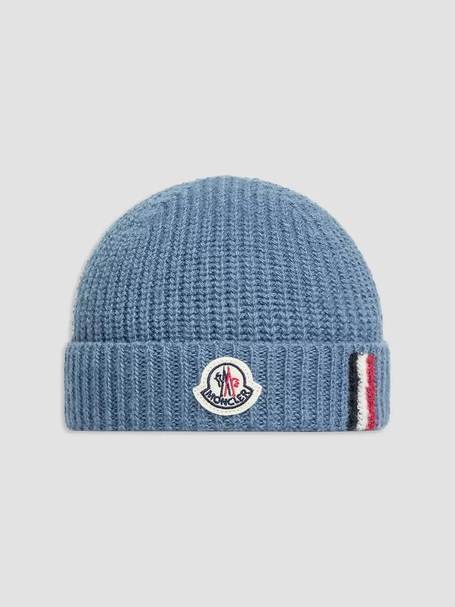 Beanie Hat in Wool by Moncler