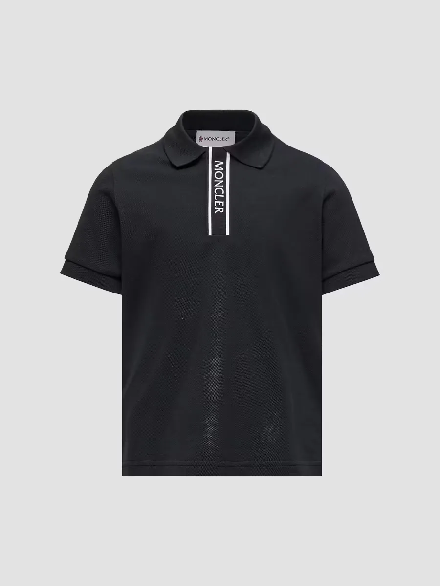 Polo Shirt in Cotton Piquet by Moncler
