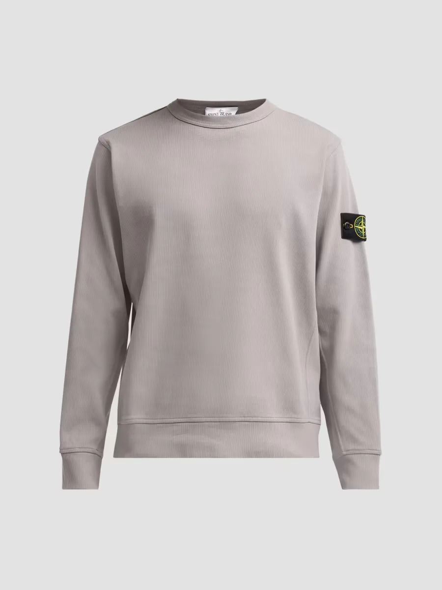Felpa Cotton Crewneck Sweatshirt by Stone Island