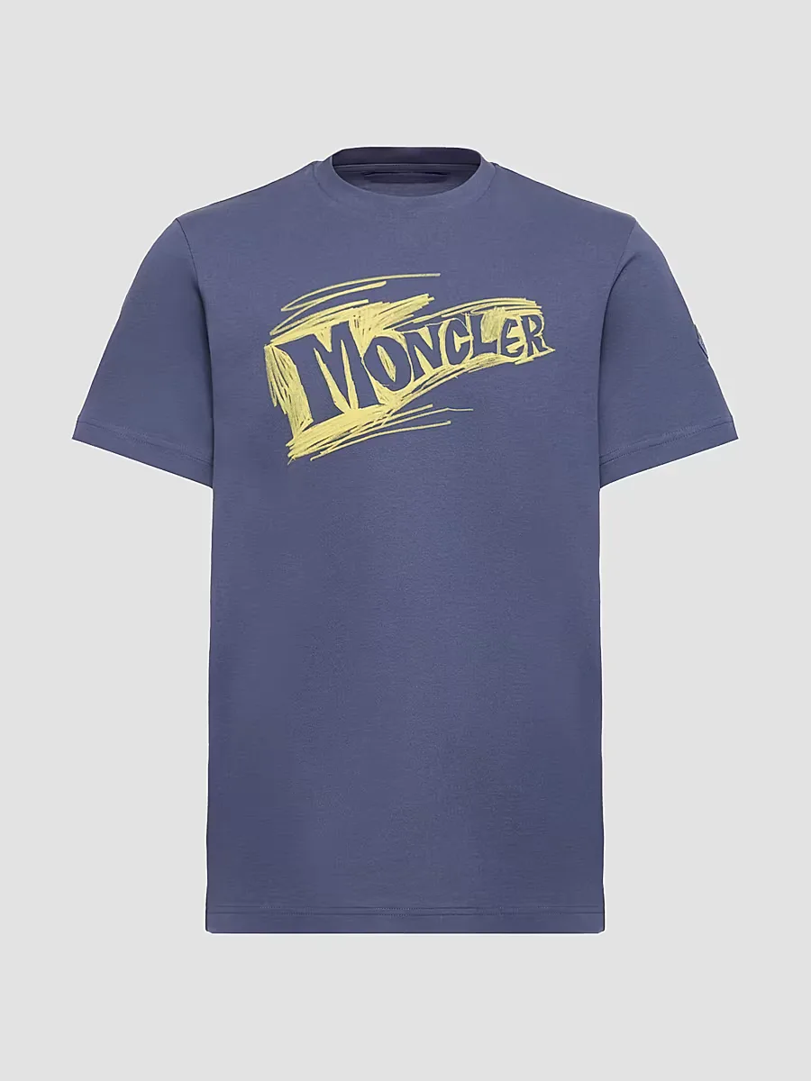 Crewneck T-Shirt in Cotton by Moncler