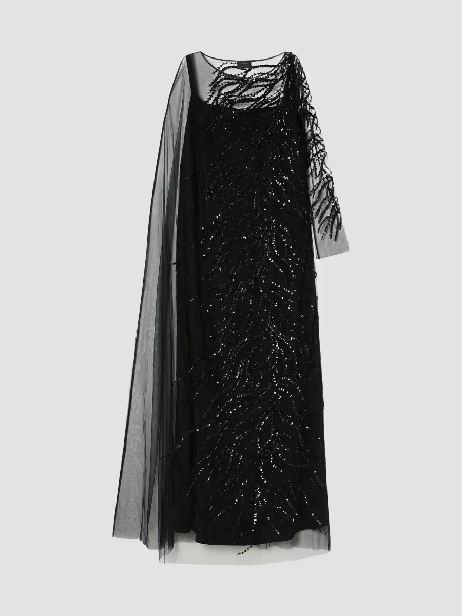 Tulle Dress with Embroidery by Marina Rinaldi