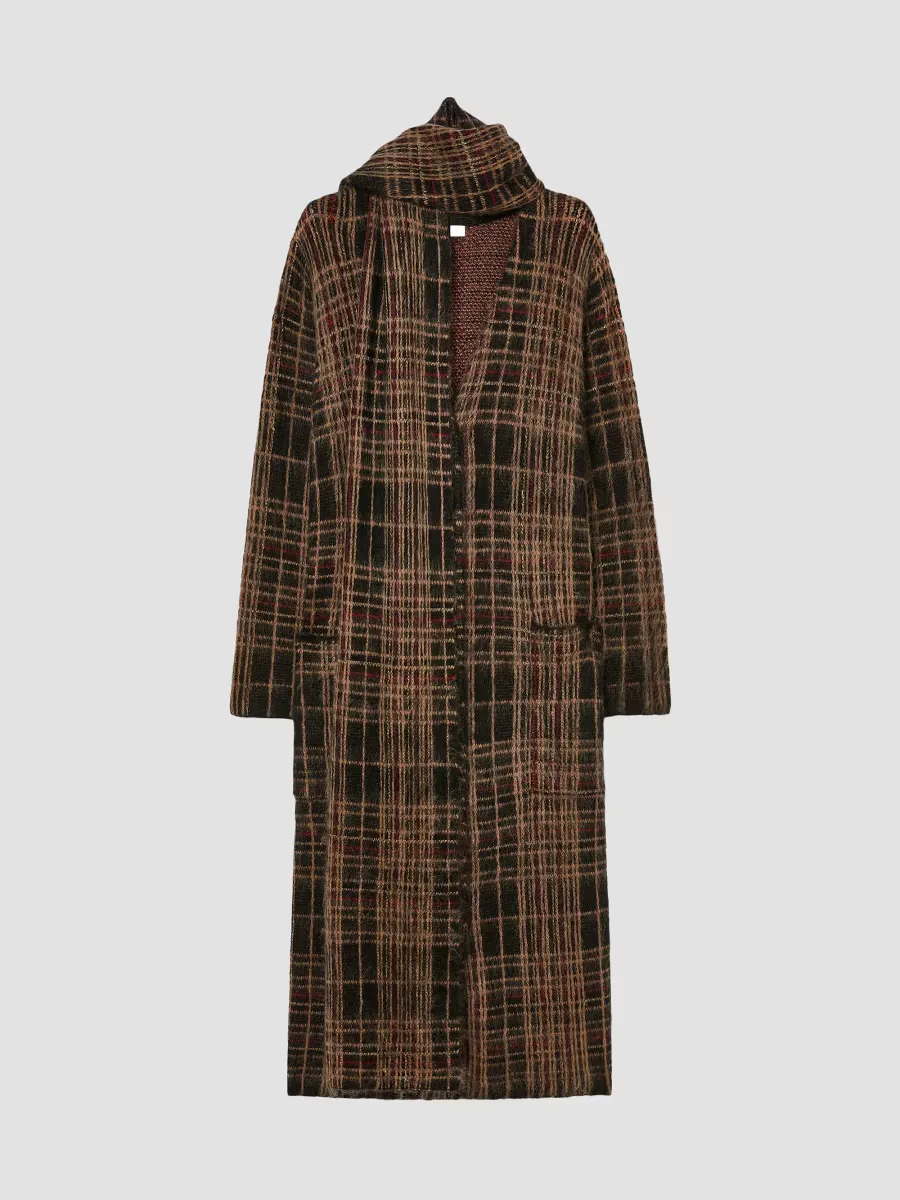 Jacquard Mohair Coat by Marina Rinaldi
