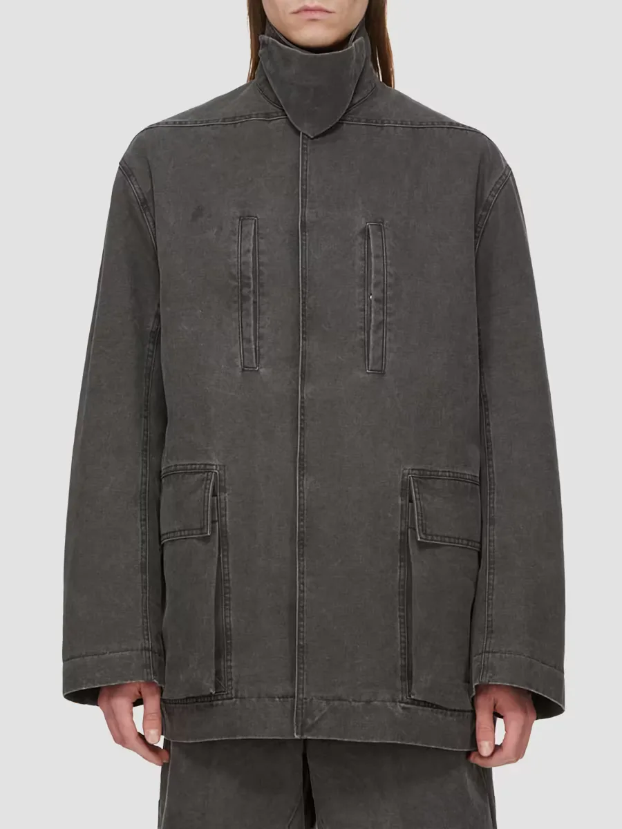 Denim Oversized Jacket by Rick Owens
