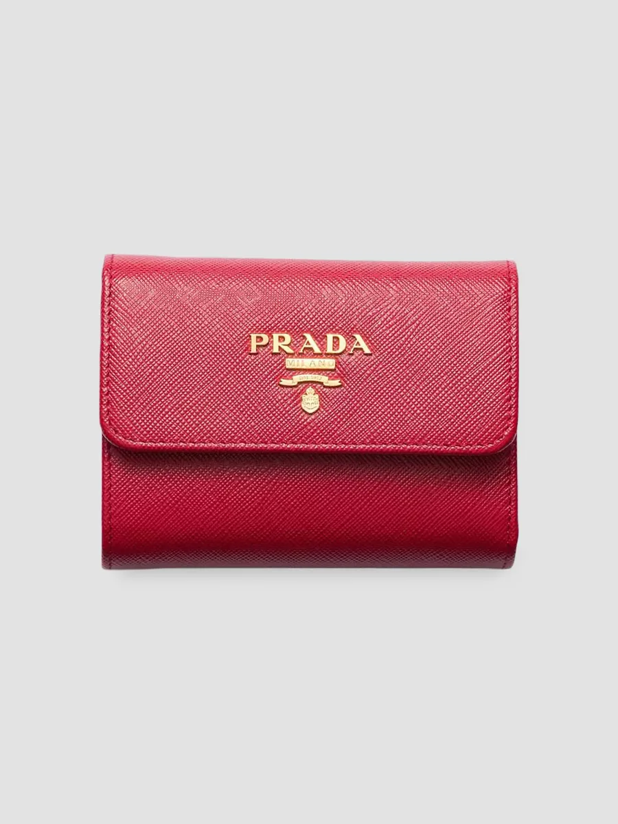 Small Saffiano Leather Wallet