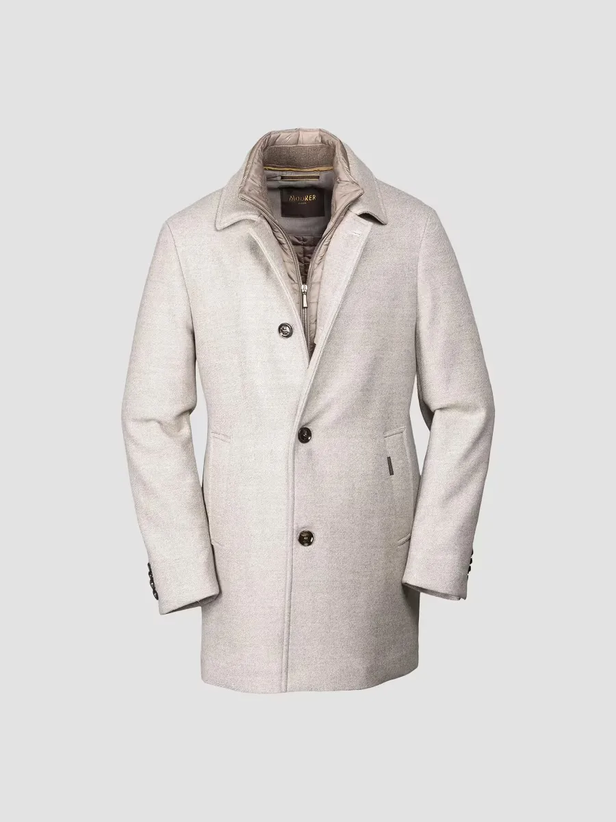 Monferrato Wool Layered Topcoat