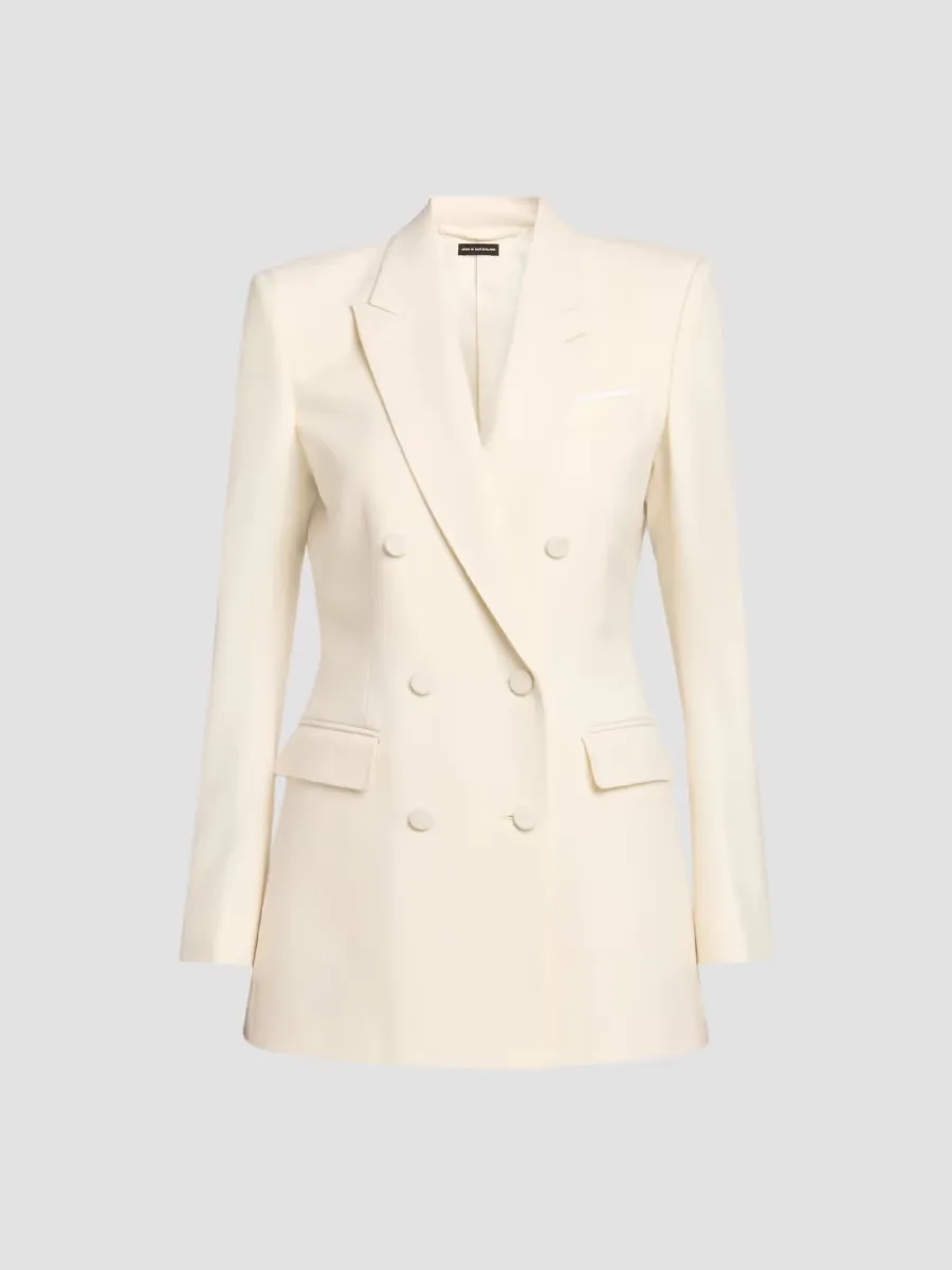 Wool Double-Breasted Jacket by Tom Ford