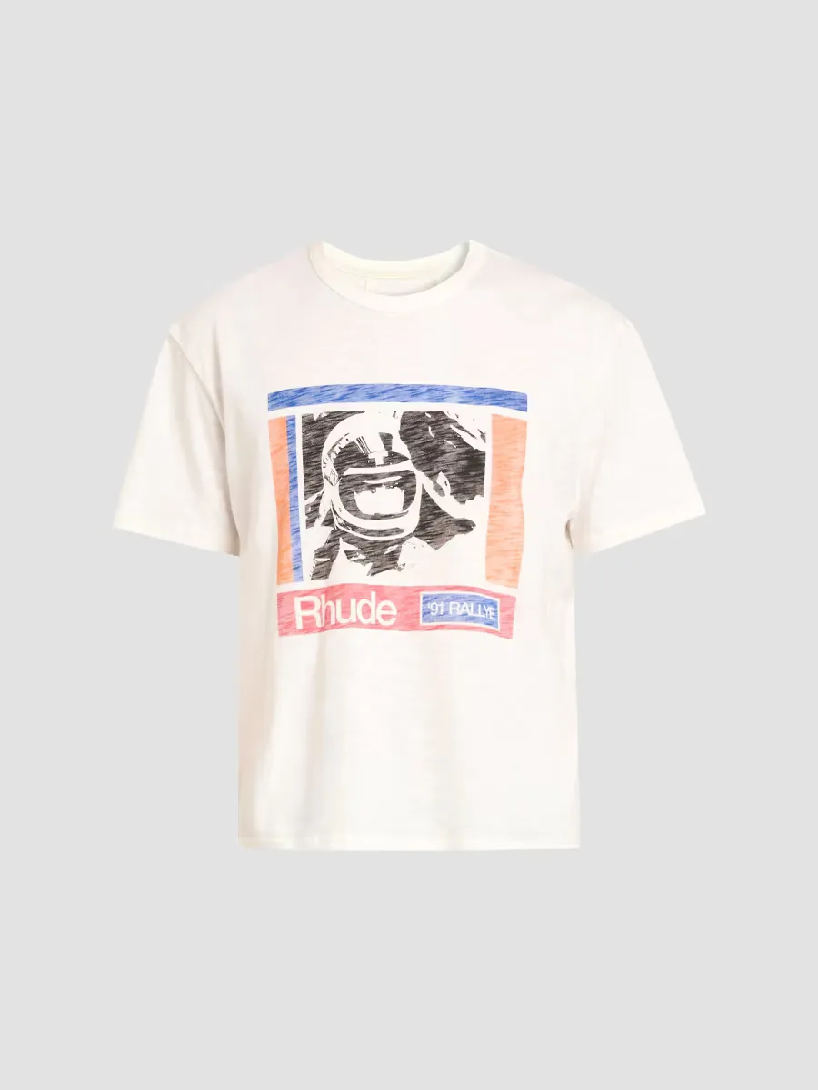 Helmethead Rallye Graphic Cotton T-Shirt by Rhude