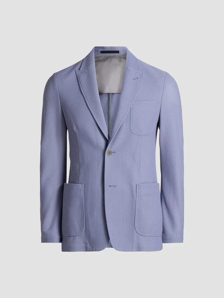 Giorgio Armani Honeycomb Soft Tailored Blazer by Armani