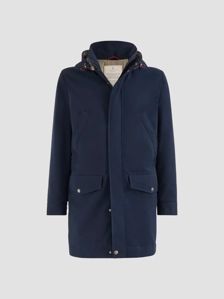 Water-Resistant Microfiber Parka with Thermore Padding