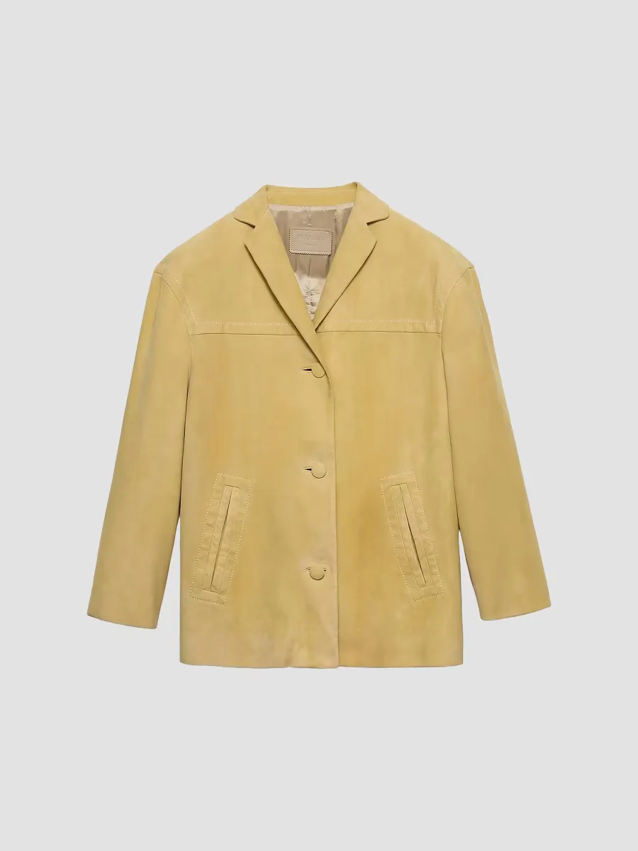 Suede Caban Jacket
