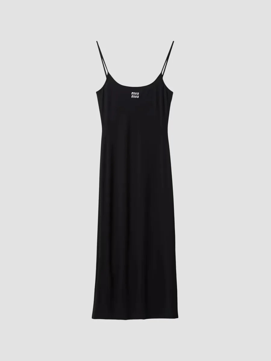 Stretch Jersey Dress by Miu Miu