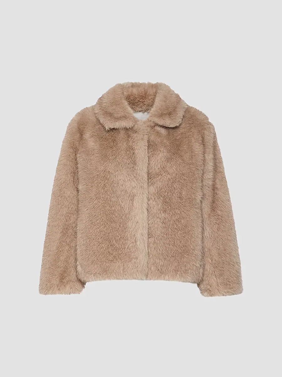 Soft Textured Short Coat by Max Mara