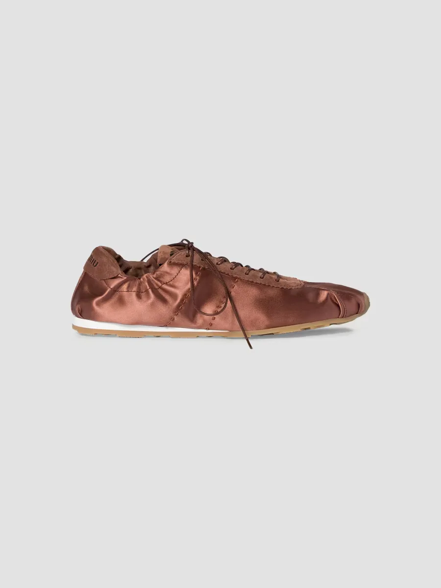Plume Satin Sneakers