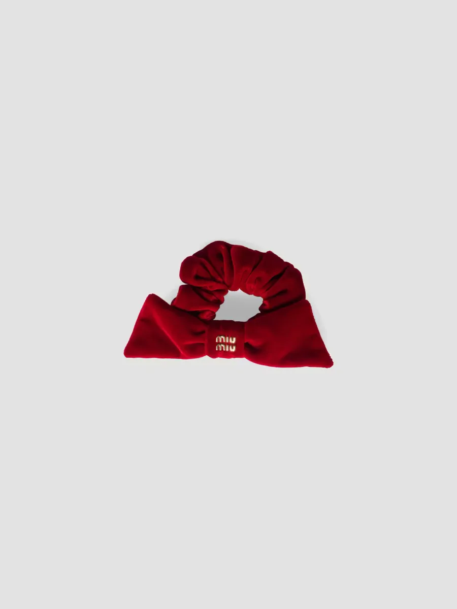 Velvet Scrunchie by Miu Miu