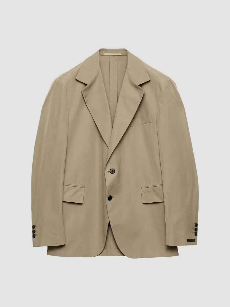 Single-Breasted Cotton Jacket