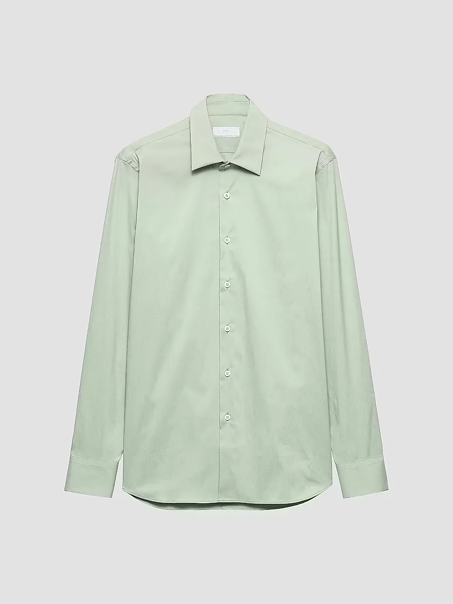 Stretch Cotton Shirt by Prada