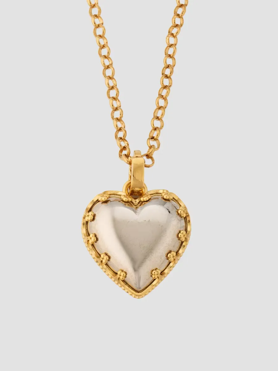 Bijoux Two-Tone Heart Pendant Necklace by Dolce & Gabbana