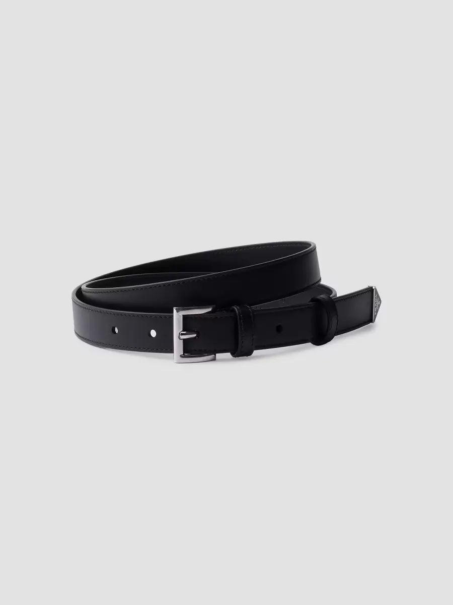 Leather Belt by Prada