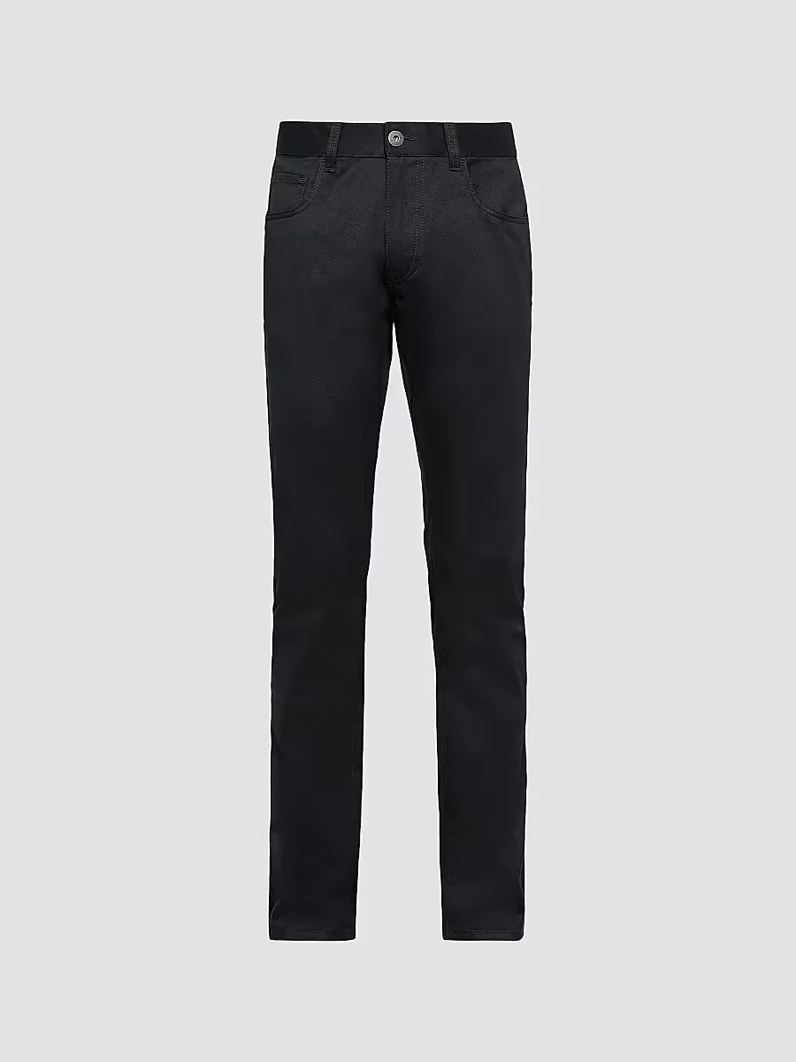 Five-Pocket Stretch Drill Jeans by Prada